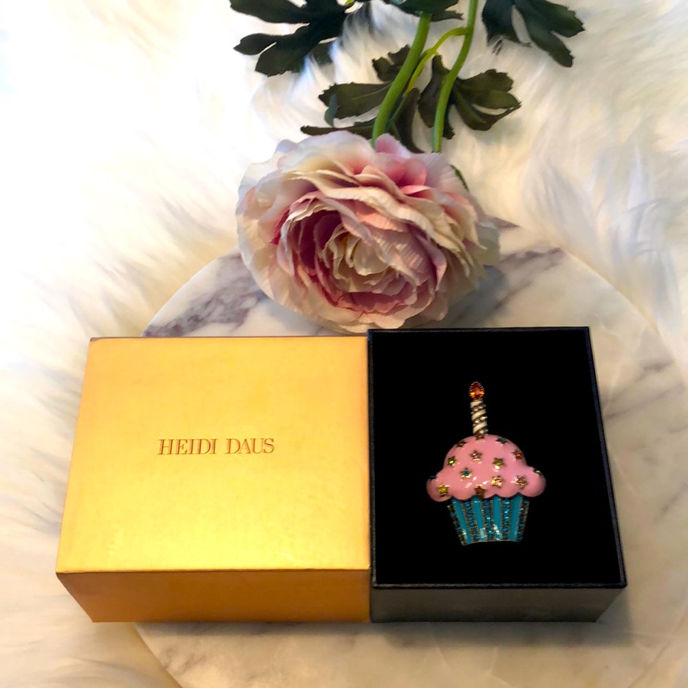 COPY - New Heidi Daus Birthday Brooch - Picture 2 of 5
